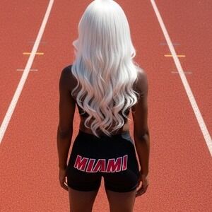 Ultra‎ Game NBA Miami Heat Black Athletic Shorts Womens Medium Basketball NWT